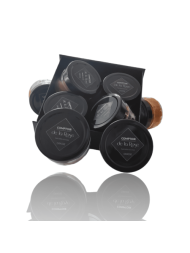 Coffret "Les Gourmands" à la rose dans leur boîte Comptoir de la rose