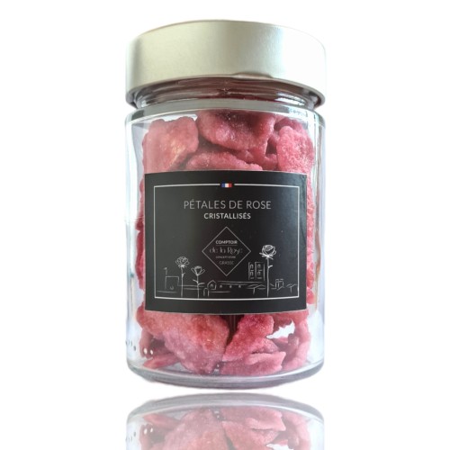 Pétales de roses cristallisés 314ml Comptoir de la rose Pétales de roses cristallisés 314ml Comptoir de la rose
